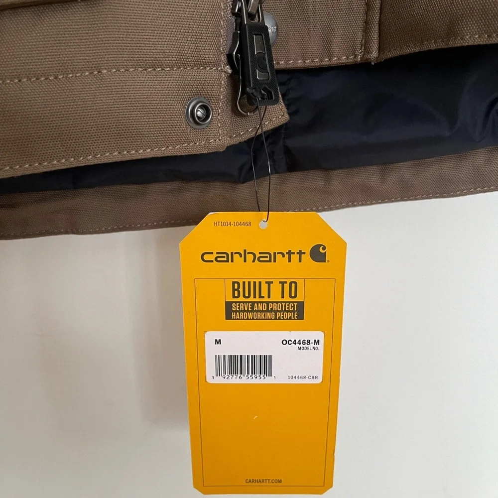 Carhartt Full Swing Relaxed Mens MEDIUM 3M insulated tech coat jacket NEW NWT - Picture 5 of 16